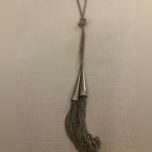 Kendra Scott Phara Lariat Necklace - Silver